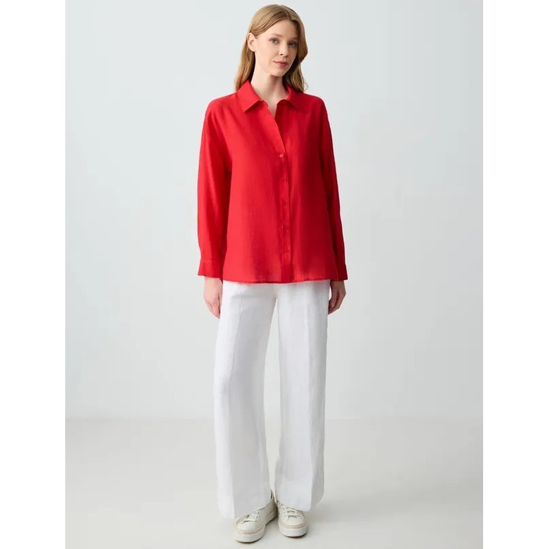 Jimmy Key Kadın Keten Gömlek 5SW082559 (5SW082559) Jimmy Key Kadın Keten Gömlek 5SW082559 (5SW082559)