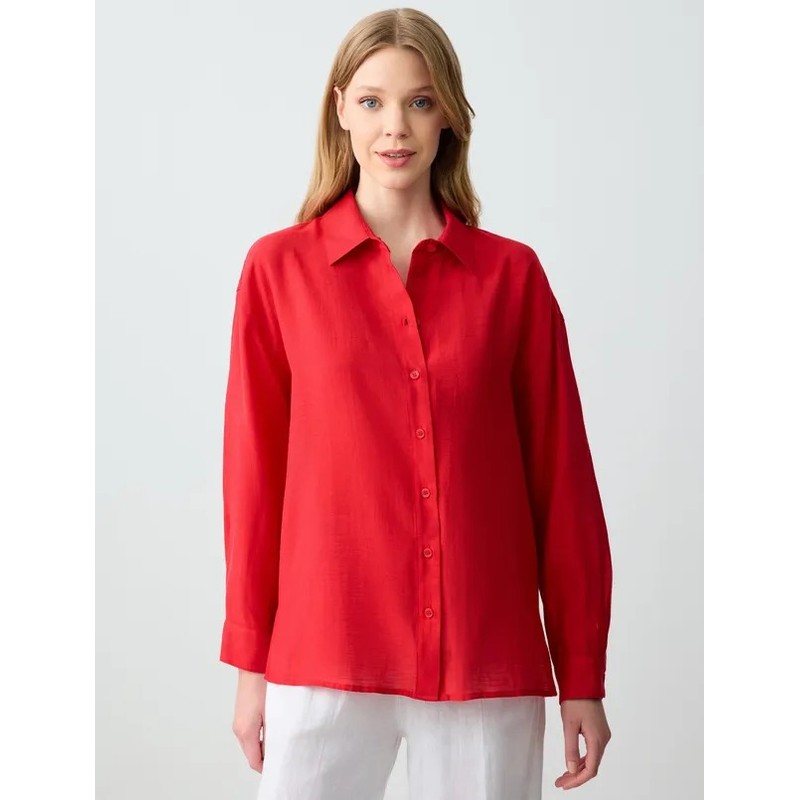 Jimmy Key Kadın Keten Gömlek 5SW082559 (5SW082559) Jimmy Key Kadın Keten Gömlek 5SW082559 (5SW082559)