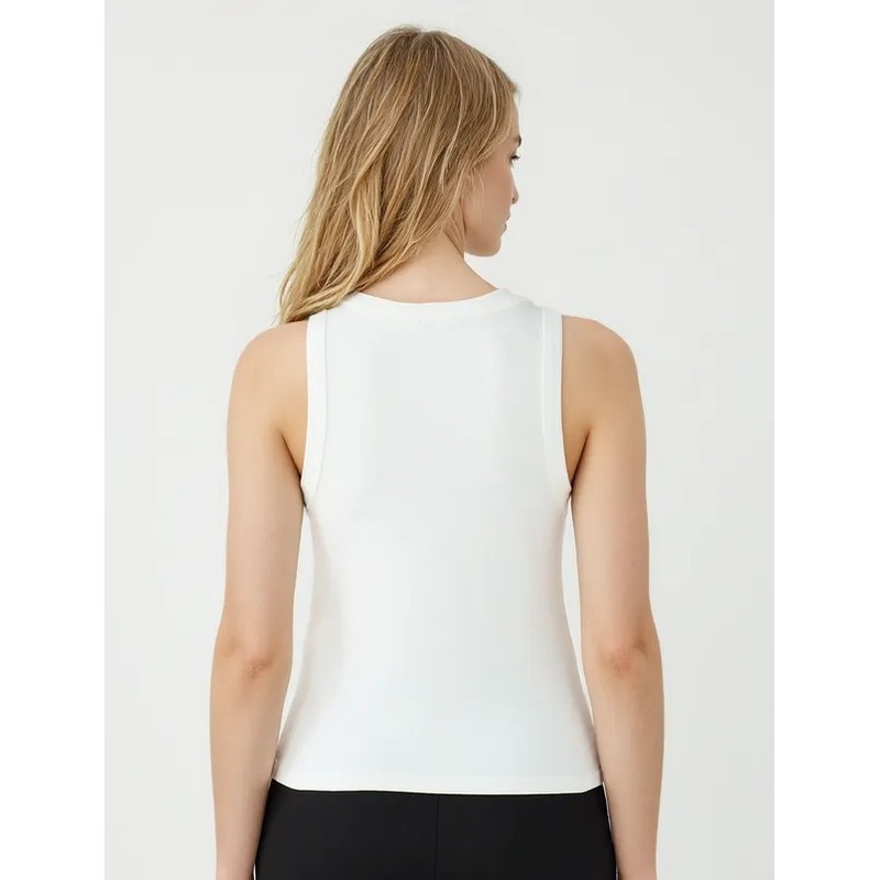 Jimmy Key Yuvarlak Yaka Dar Kesim Kadın Örme Atlet (5WW014594) Jimmy Key Yuvarlak Yaka Dar Kesim Kadın Örme Atlet (5WW014594)