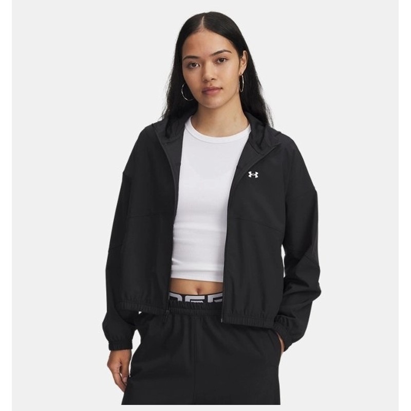 Under Armour Ua Rival Woven Jkt Hd Kadın Ceket 6004849-005 (6004849-005) Siyah