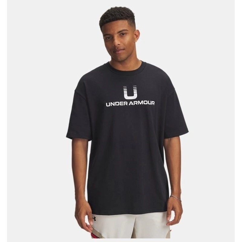 Under Armour Ua Hwt U Logo Ss Erkek T-Shirt 6005150-001 (6005150-001) Siyah