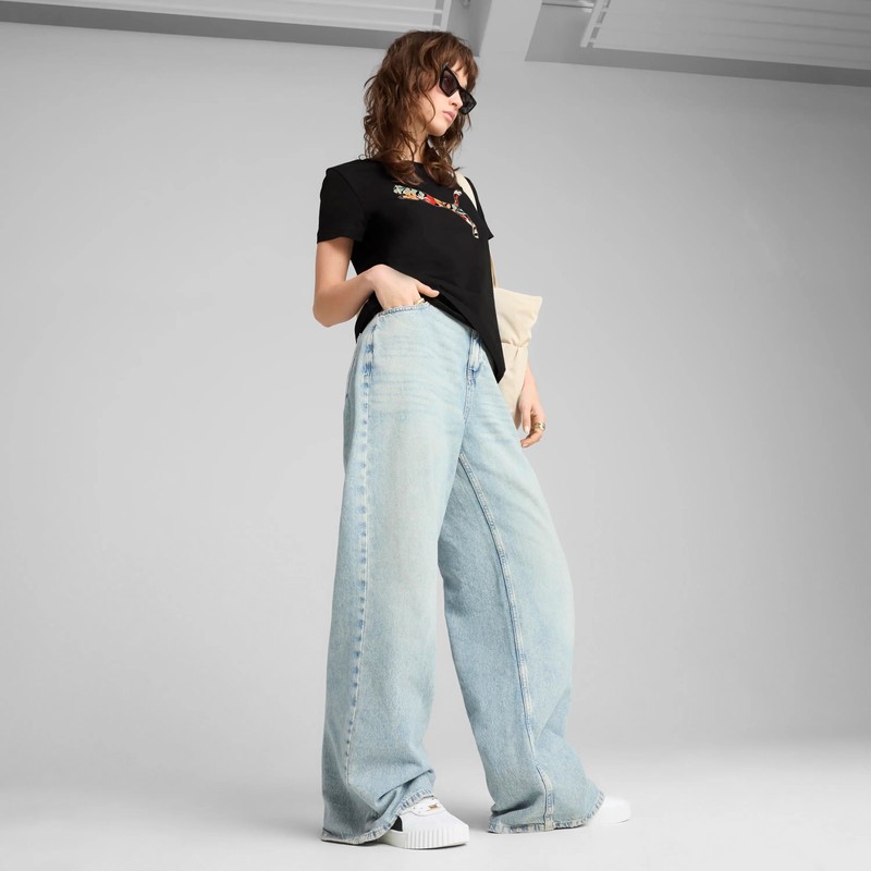 Puma Graphics Floral Cat Logo Tee Kadın T-shirt 68508101 (68508101) Puma Graphics Floral Cat Logo Tee Kadın T-shirt 68508101 (68508101)