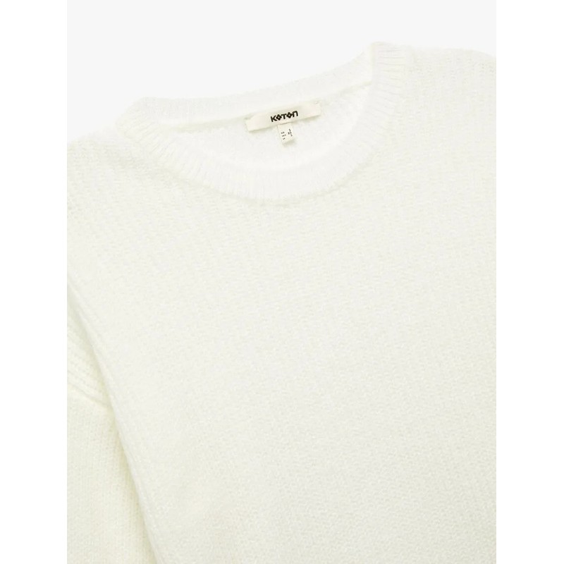 Koton Bisiklet Yaka Triko Kadın Basic Kazak 6WAK90025HT (6WAK90025HT) Koton Bisiklet Yaka Triko Kadın Basic Kazak 6WAK90025HT (6WAK90025HT)