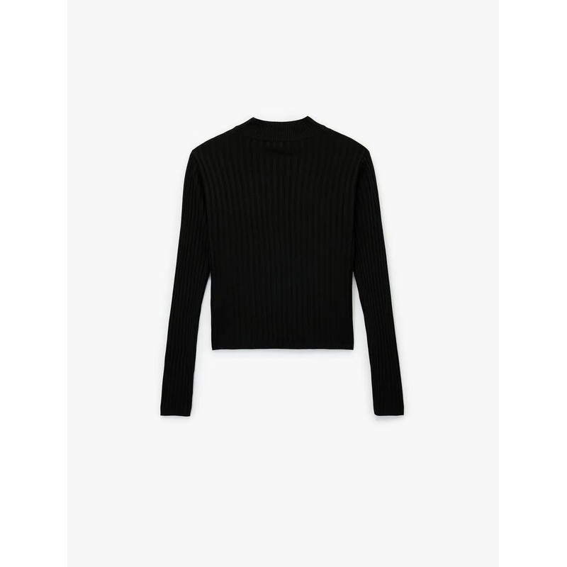 Koton Dik Yaka Kadın Triko Kazak 6WAK90092HT (6WAK90092HT) Koton Dik Yaka Kadın Triko Kazak 6WAK90092HT (6WAK90092HT)