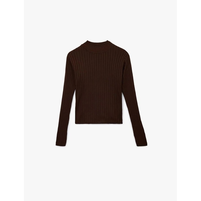 Koton Dik Yaka Kadın Triko Kazak 6WAK90092HT (6WAK90092HT) Koton Dik Yaka Kadın Triko Kazak 6WAK90092HT (6WAK90092HT)