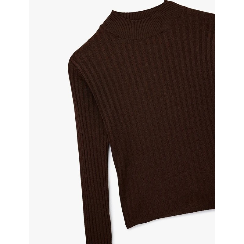 Koton Dik Yaka Kadın Triko Kazak 6WAK90092HT (6WAK90092HT) Koton Dik Yaka Kadın Triko Kazak 6WAK90092HT (6WAK90092HT)