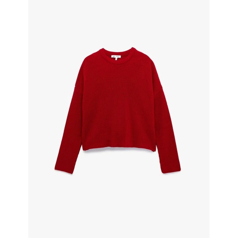 Koton Bisiklet Yaka Kadın Basic Triko Kazak 6WAL90048HT (6WAL90048HT) Koton Bisiklet Yaka Kadın Basic Triko Kazak 6WAL90048HT (6WAL90048HT)