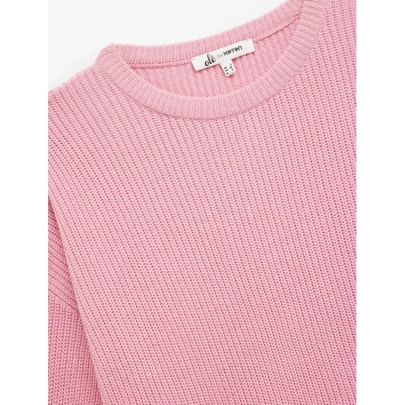 Koton Bisiklet Yaka Kadın Basic Triko Kazak 6WAL90048HT (6WAL90048HT) Koton Bisiklet Yaka Kadın Basic Triko Kazak 6WAL90048HT (6WAL90048HT)