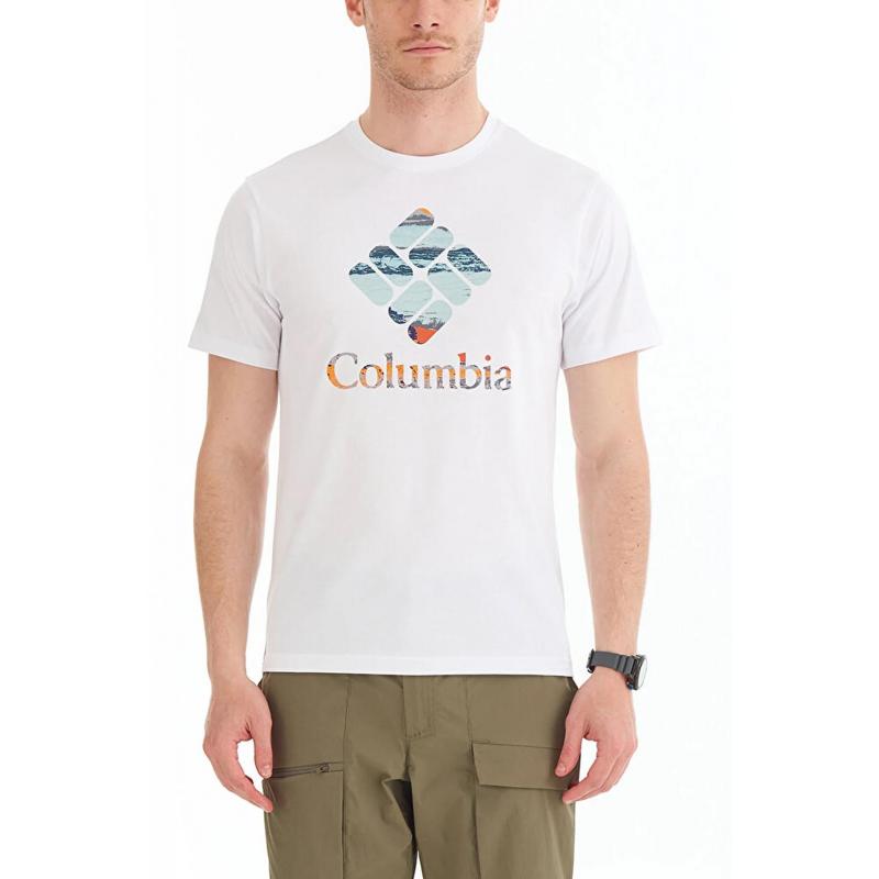  Columbia Cs0242 Csc M Stacked Hyper Nature Ss Tee Erkek T-shirt (9120350100)