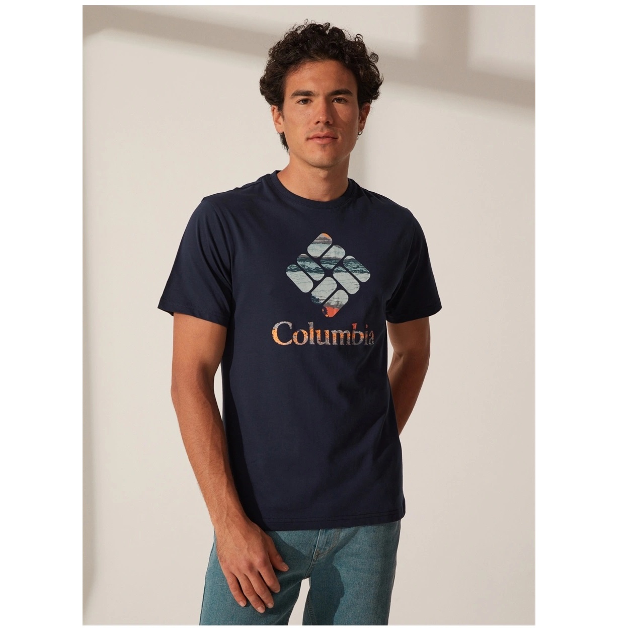  Columbia Cs0242 Csc M Stacked Hyper Nature Ss Tee Erkek T-shirt (9120350466)