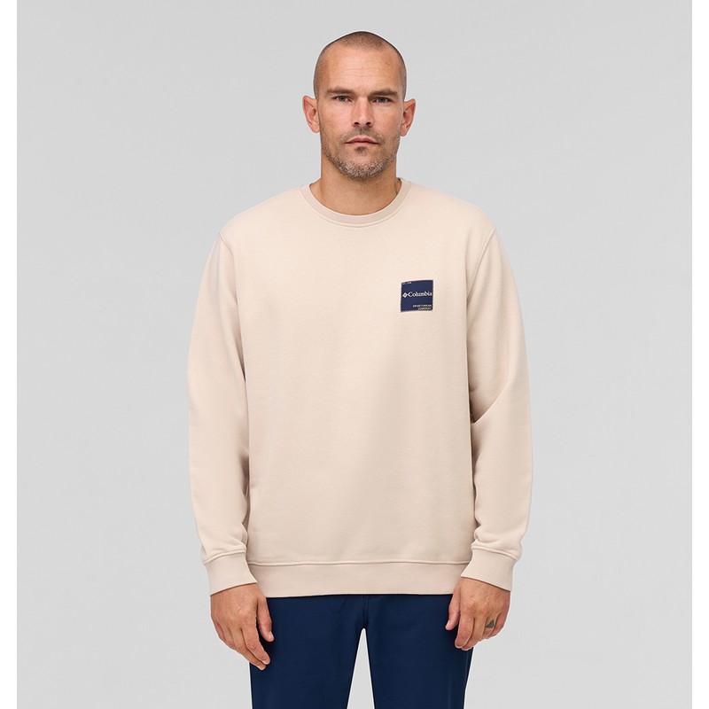 Columbia Cs0450 Csc M Boxy Brand Crew Erkek Sweatshirt 9150291278 (9150291278) Bej