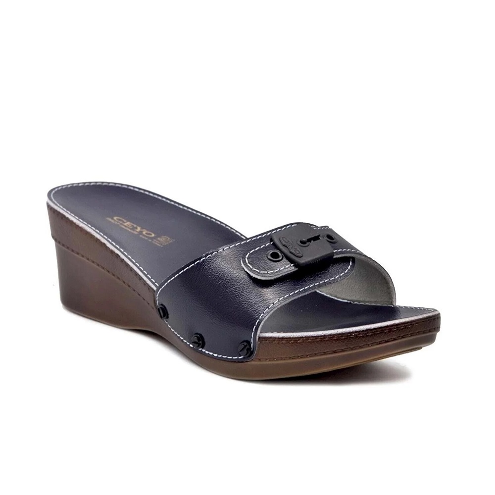 Ceyo Kadın Terlik 9927C (9927C) Lacivert