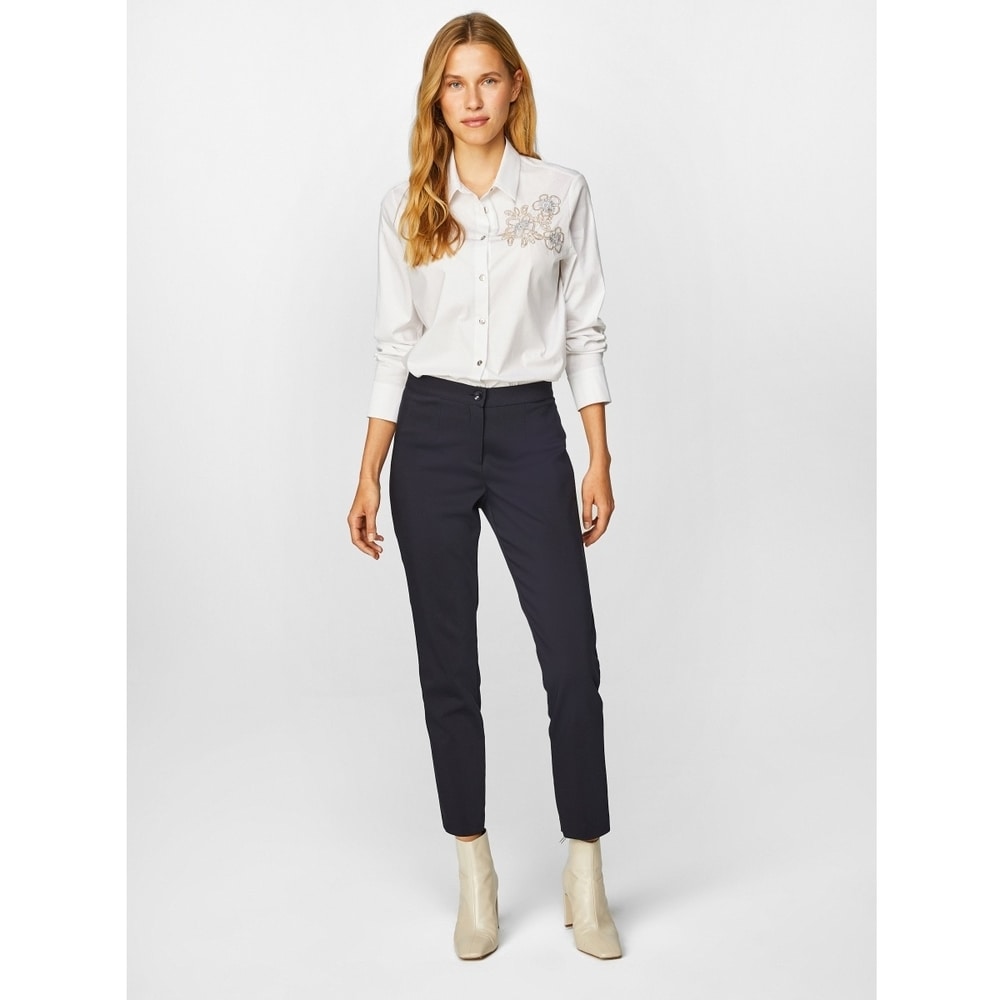 Faik Sönmez Kadın Slim Fit Klasik Pantolon B00052 (B00052) Lacivert