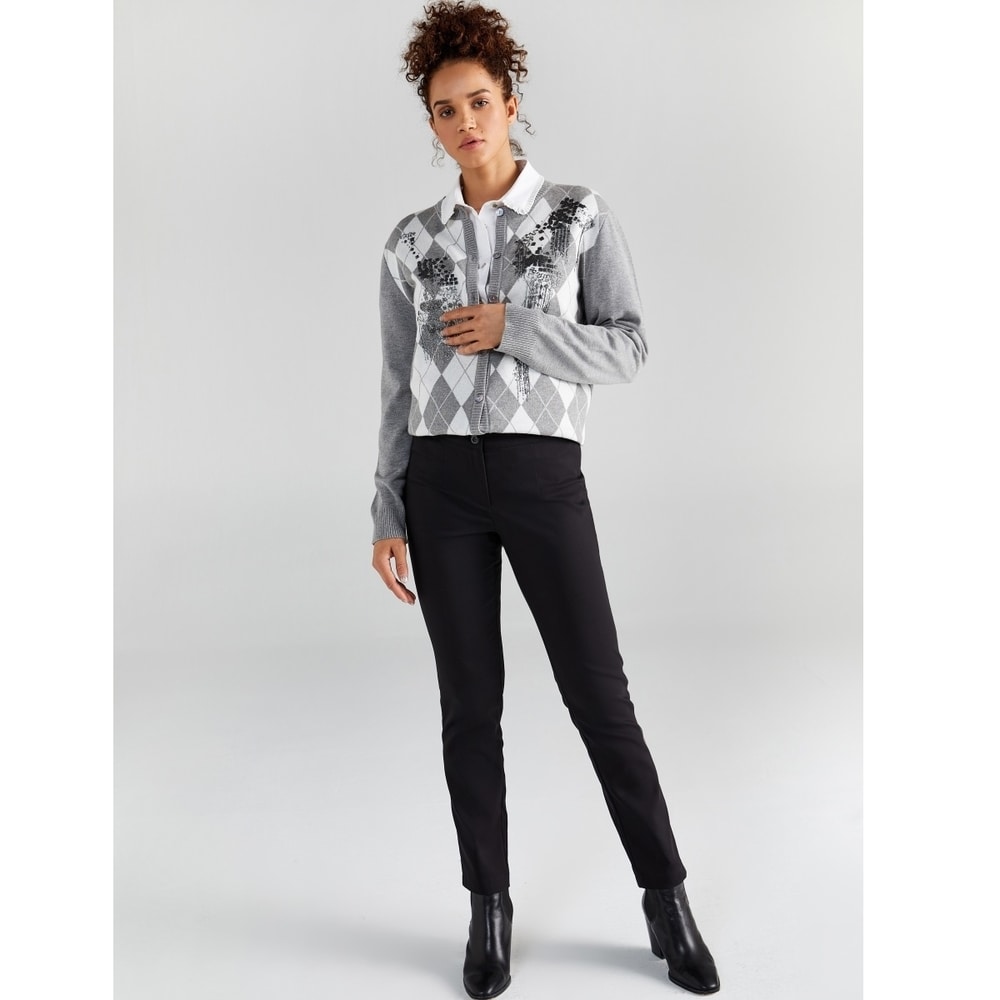 Faik Sönmez Kadın Slim Fit Klasik Pantolon B00052 (B00052) Siyah