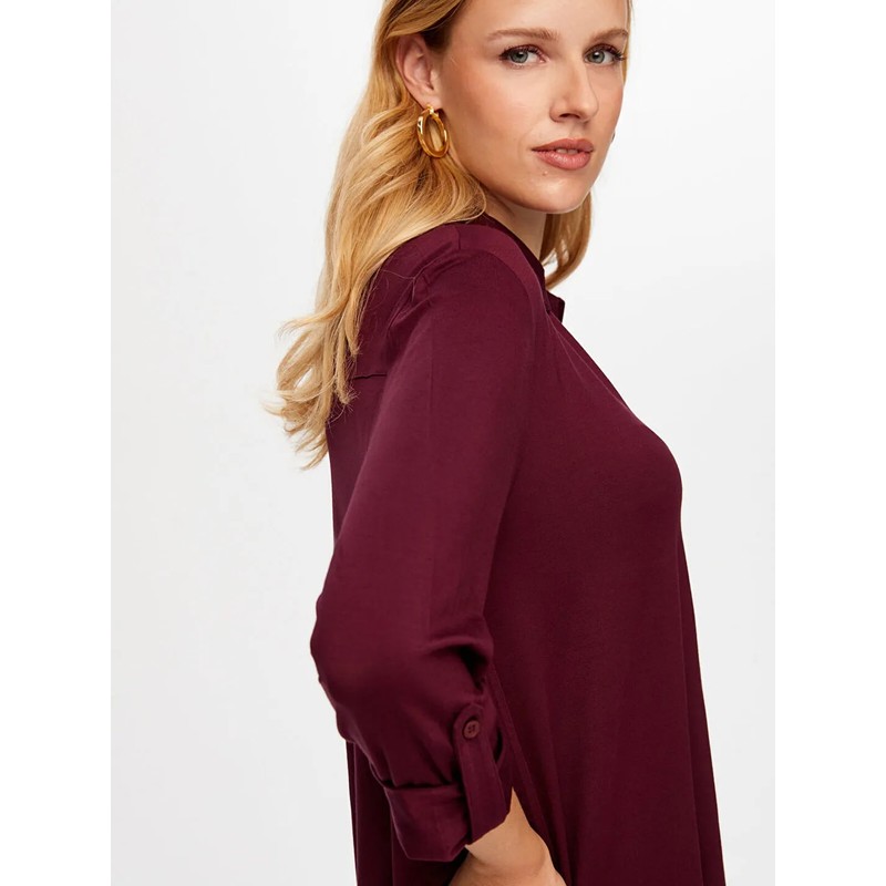 Faik Sönmez Polo Yaka Kadın Uzun Kollu T-Shirt BW26TSH004 (BW26TSH004) Faik Sönmez Polo Yaka Kadın Uzun Kollu T-Shirt BW26TSH004 (BW26TSH004)