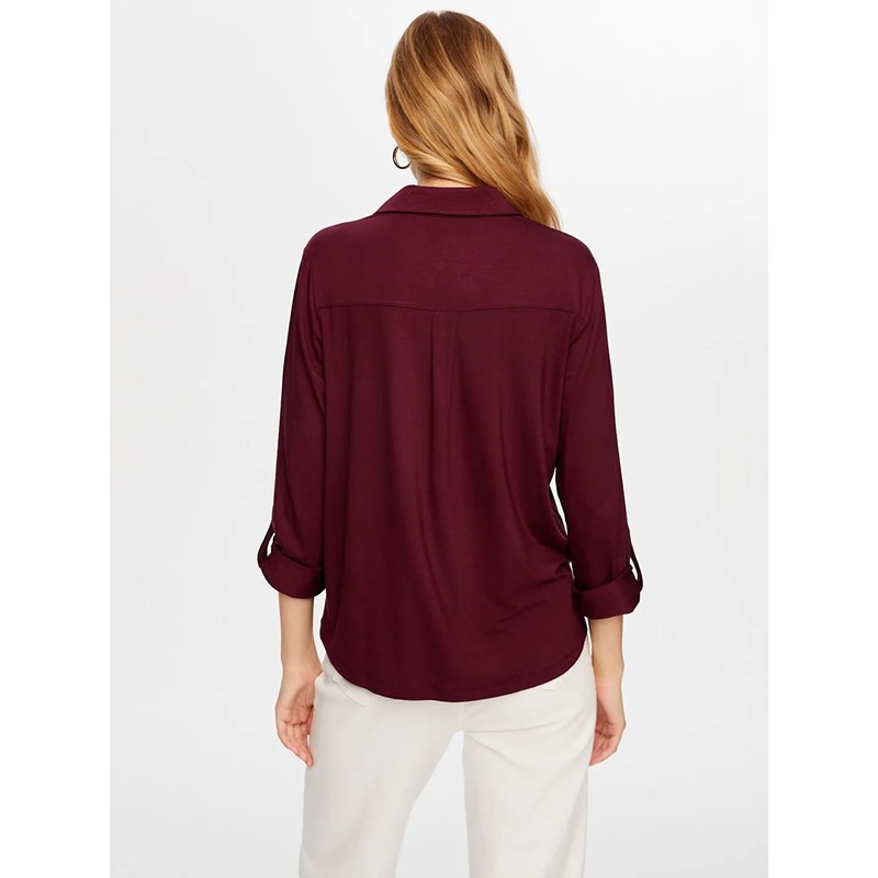 Faik Sönmez Polo Yaka Kadın Uzun Kollu T-Shirt BW26TSH004 (BW26TSH004) Faik Sönmez Polo Yaka Kadın Uzun Kollu T-Shirt BW26TSH004 (BW26TSH004)