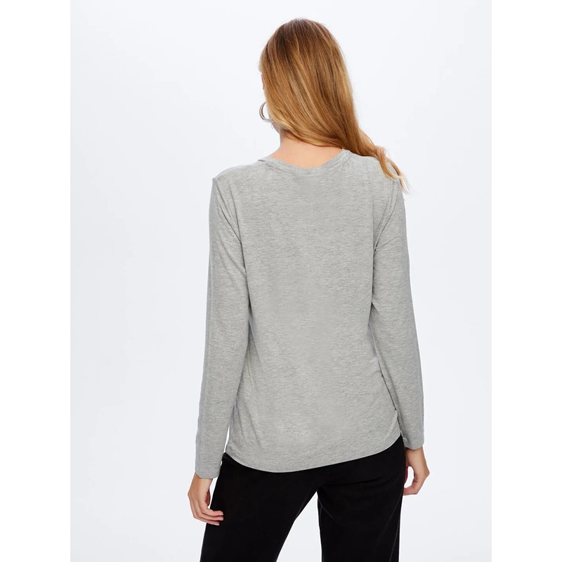 Faik Sönmez Yuvarlak Yaka Kadın Uzun Kol T-Shirt BW26TSH005 (BW26TSH005) Faik Sönmez Yuvarlak Yaka Kadın Uzun Kol T-Shirt BW26TSH005 (BW26TSH005)