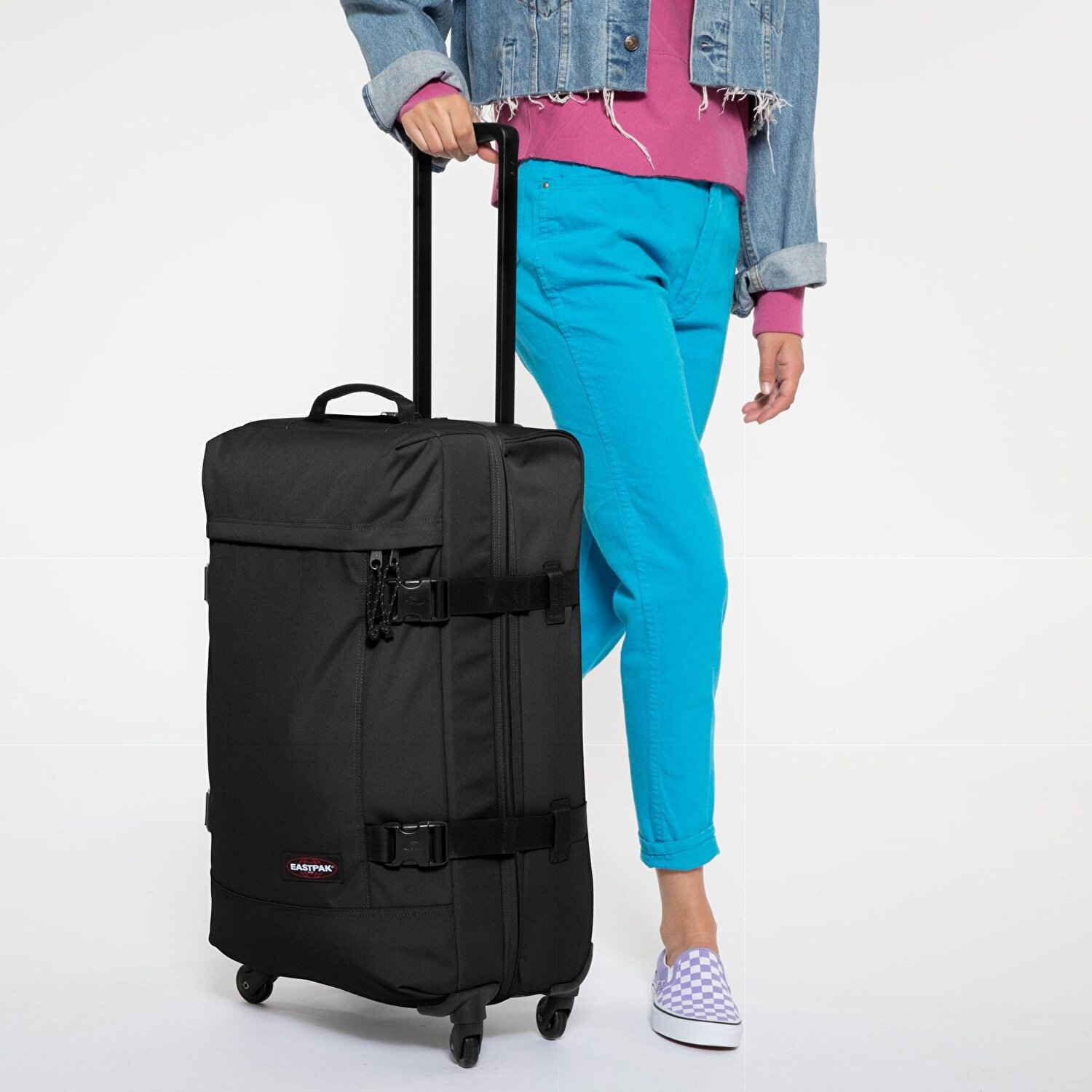 Eastpak Trans4 M Valiz (EK00081L0081) Siyah