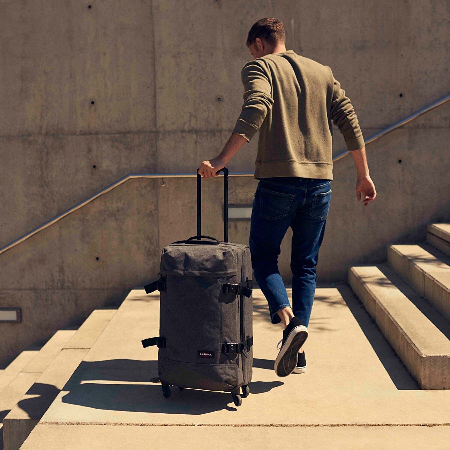 Eastpak Trans4 M Valiz (EK00081L77H1) Antrasit