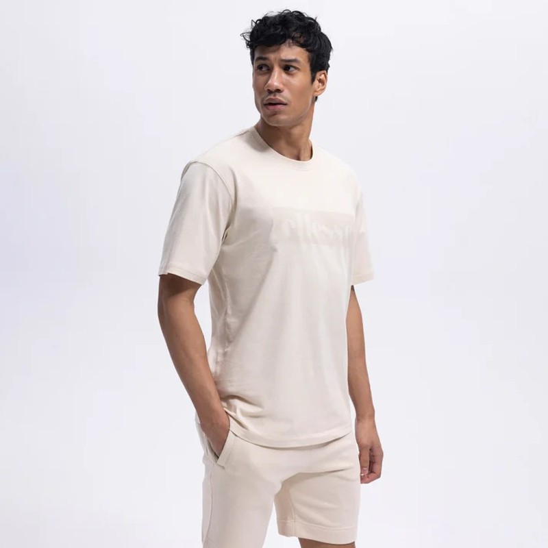 Ellesse Erkek T-shirt EM589 EM589 Ekru