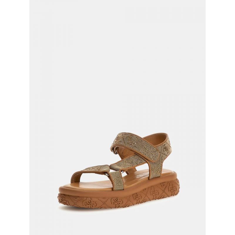 Guess Lode 4G Logolu Kadın Sandalet FLJLD2FAL03 (FLJLD2FAL03) Kahverengi
