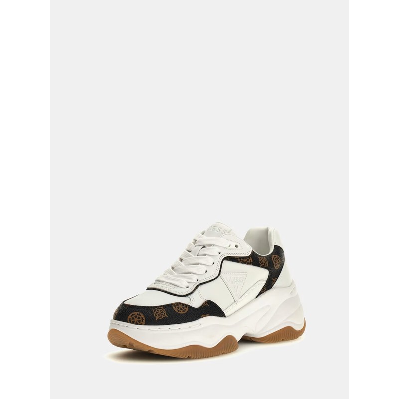 Guess Hapyy 4G Logolu Kadın Sneaker Ayakkabı FLTHPYFAL12 (FLTHPYFAL12) Beyaz