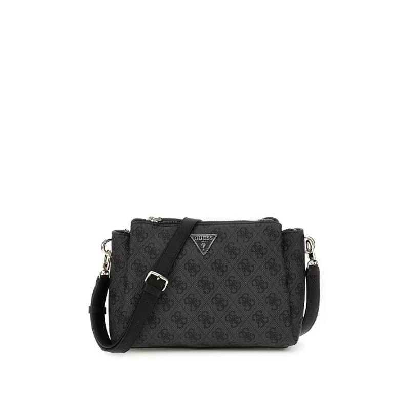Guess Noelle II Tri Comp Kadın Çapraz Çanta HWBG9672120 (HWBG9672120) Siyah