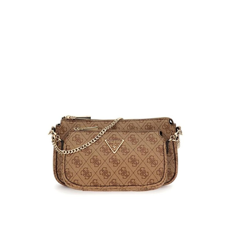 Guess Noelle 4G Logolu Kadın Mini Çapraz Çanta HWBG9672710 (HWBG9672710) Kahverengi