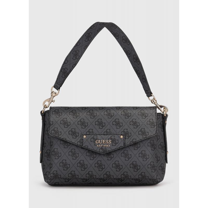 Guess Brenton Eco Kadın Omuz Çantası HWEBG839019 (HWEBG839019) Siyah