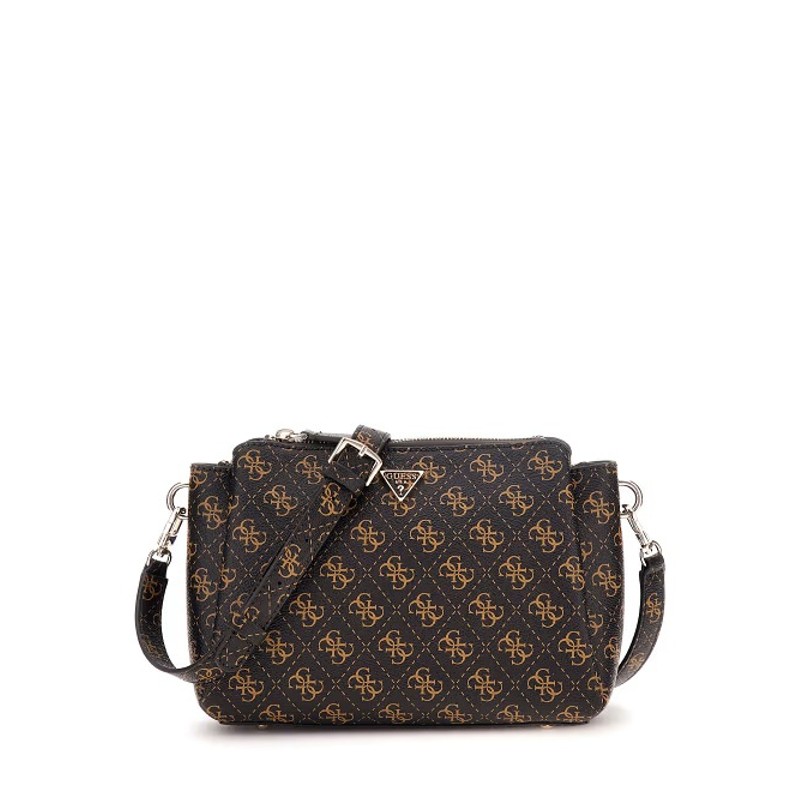 Guess Logolu Kadın Çapraz Askılı Çanta HWQG9672120 (HWQG9672120) Kahve