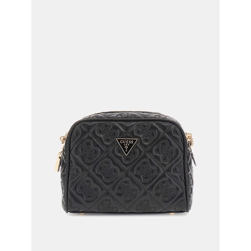 Guess Adelasia 4G Logo Mini Kadın Çapraz Çanta HWQL9658140 (HWQL9658140) Siyah