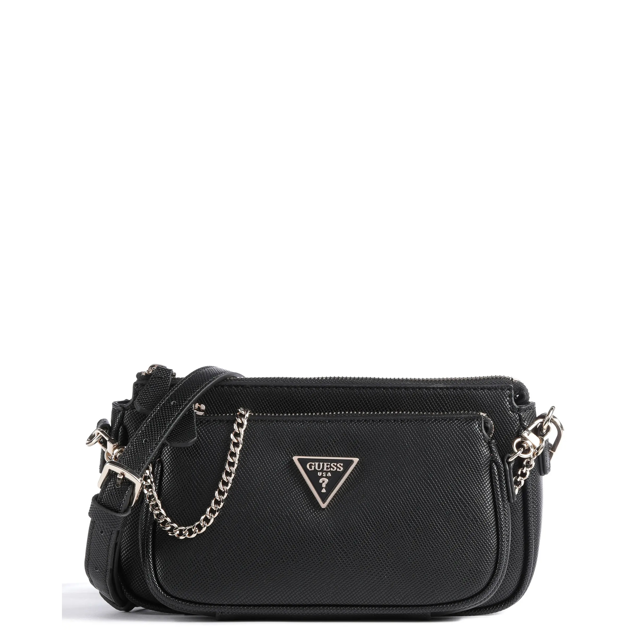 Guess Saffiano Noelle Mini Kadın Çapraz Çanta HWZG7879710 (HWZG7879710) Siyah