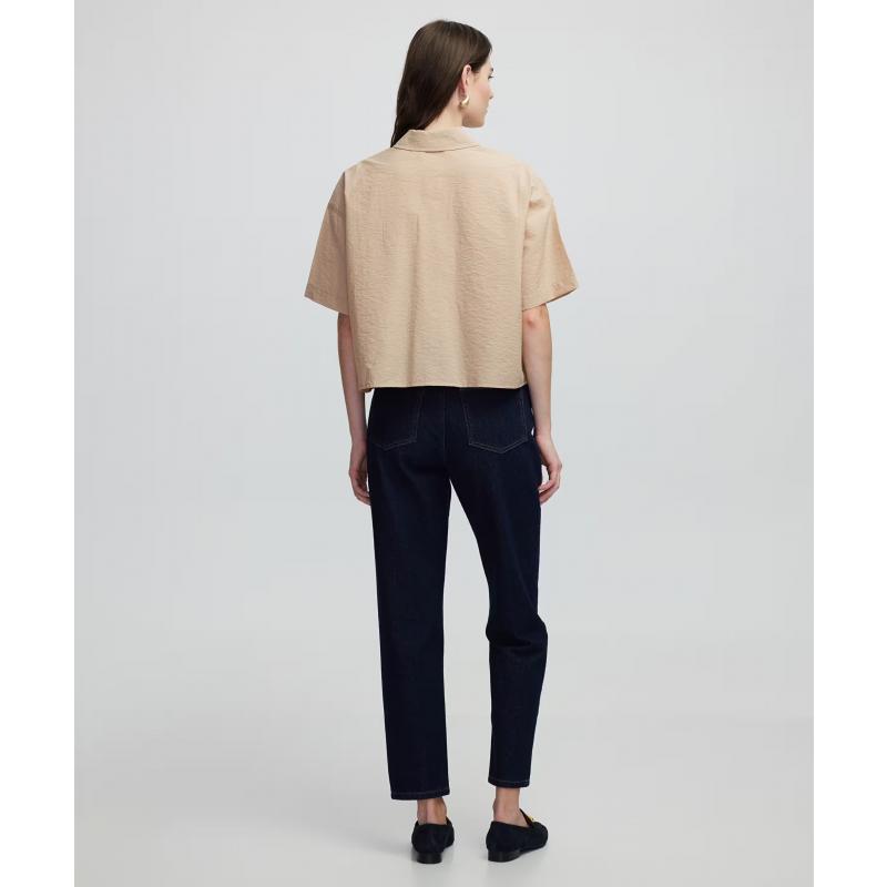 İpekyol Monogram Nakışlı Kadın Gömlek IS1250025128 (IS1250025128) İpekyol Monogram Nakışlı Kadın Gömlek IS1250025128 (IS1250025128)