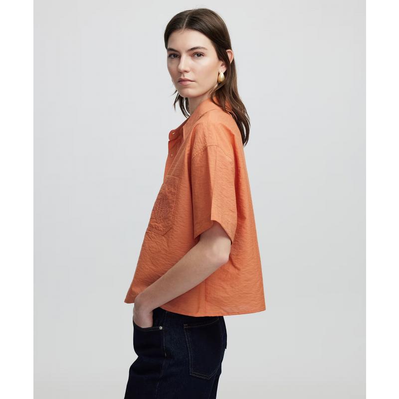 İpekyol Monogram Nakışlı Kadın Gömlek IS1250025128 (IS1250025128) İpekyol Monogram Nakışlı Kadın Gömlek IS1250025128 (IS1250025128)