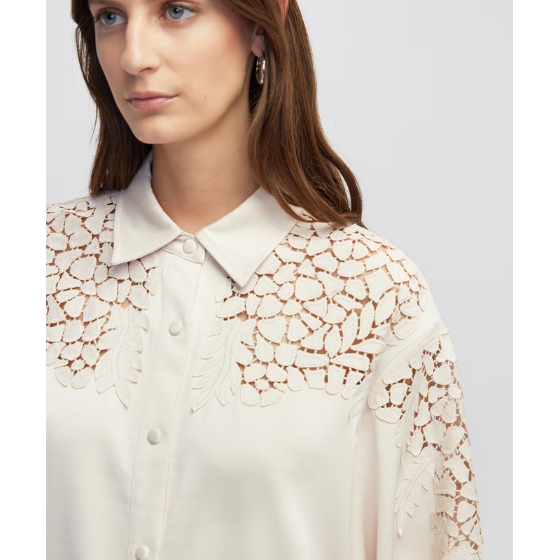 İpekyol Nakış Aplikeli Kadın Gömlek Ceket IW6250005052 (IW6250005052) İpekyol Nakış Aplikeli Kadın Gömlek Ceket IW6250005052 (IW6250005052)