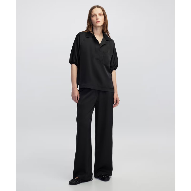 İpekyol Triko Mix Polo Yaka Kadın Bluz IW6250006037 (IW6250006037) İpekyol Triko Mix Polo Yaka Kadın Bluz IW6250006037 (IW6250006037)