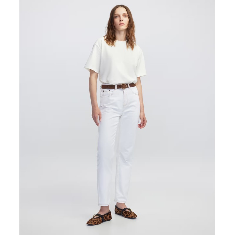 İpekyol Mom Fit Kadın Jean Pantolon (IW6250018009) NATUREL