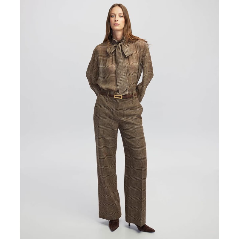 İpekyol Fularlı Ekose Desen Kadın Gömlek (IW6250025075) İpekyol Fularlı Ekose Desen Kadın Gömlek (IW6250025075)