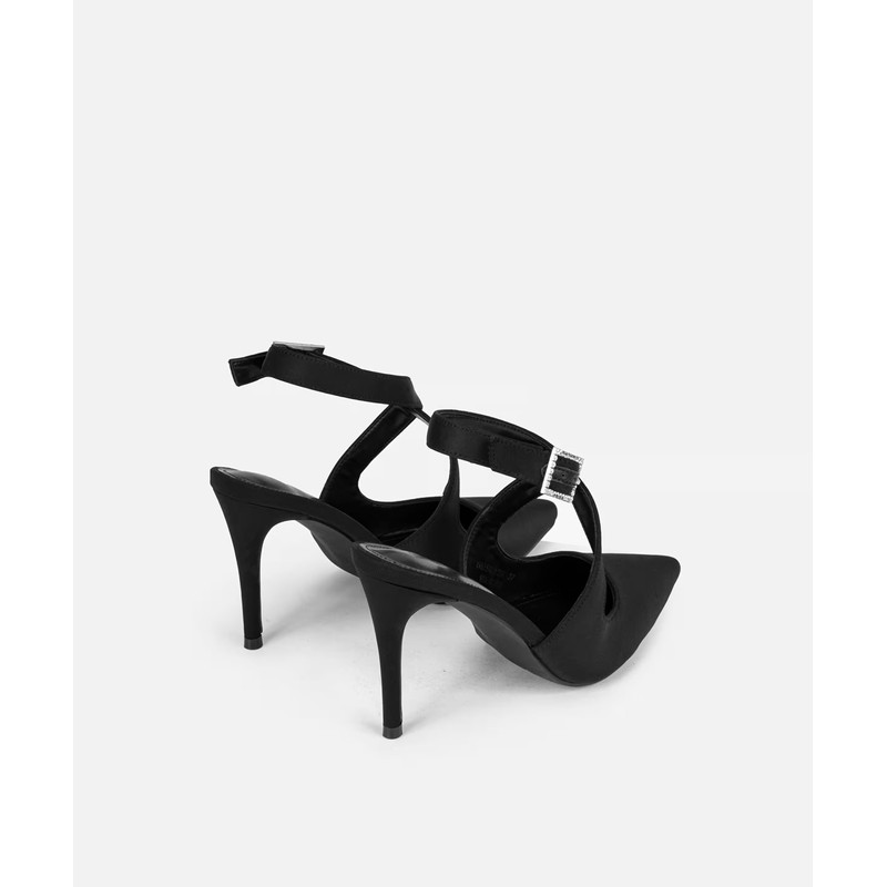 İpekyol Kristal Taşlı Çaprak Bantlı Topuklu Ayakkabı (IW6250031008) İpekyol Kristal Taşlı Çaprak Bantlı Topuklu Ayakkabı (IW6250031008)