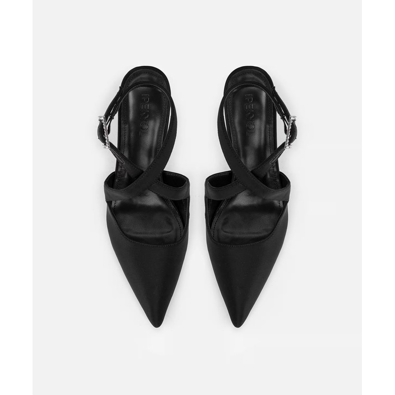 İpekyol Kristal Taşlı Çaprak Bantlı Topuklu Ayakkabı (IW6250031008) İpekyol Kristal Taşlı Çaprak Bantlı Topuklu Ayakkabı (IW6250031008)