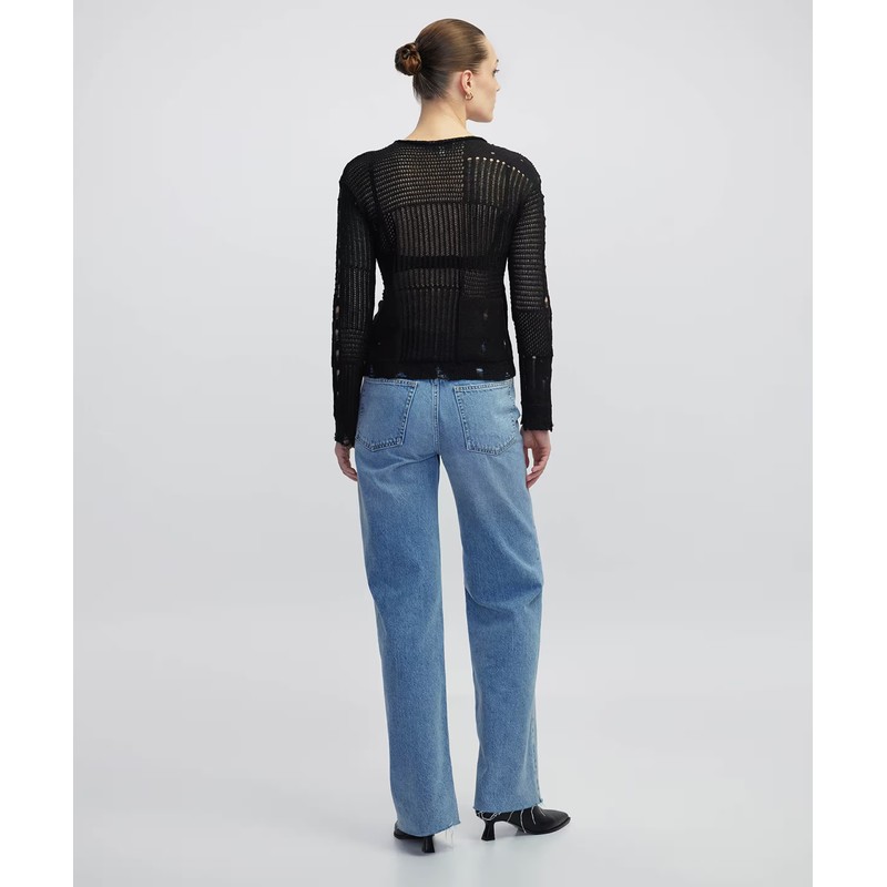 İpekyol Eskitme Efektli Ajurlu Kadın Triko (IW6250050017) İpekyol Eskitme Efektli Ajurlu Kadın Triko (IW6250050017)