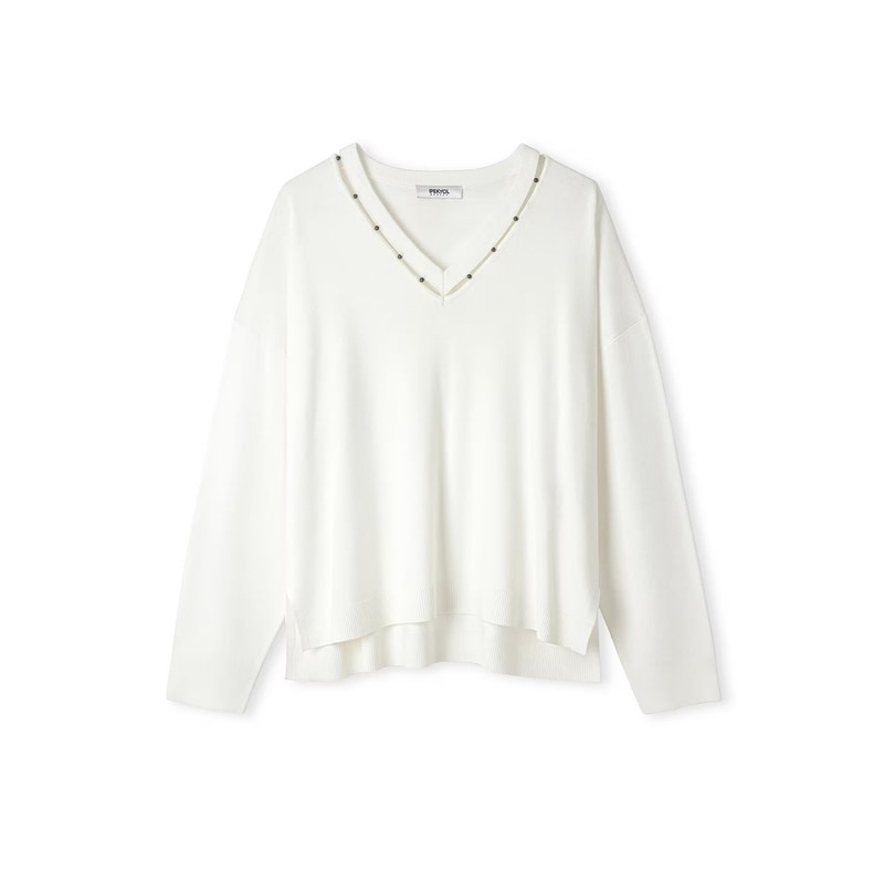 İpekyol Metal Aksesuarlı Cutout Kadın Triko (IW6250050050) İpekyol Metal Aksesuarlı Cutout Kadın Triko (IW6250050050)