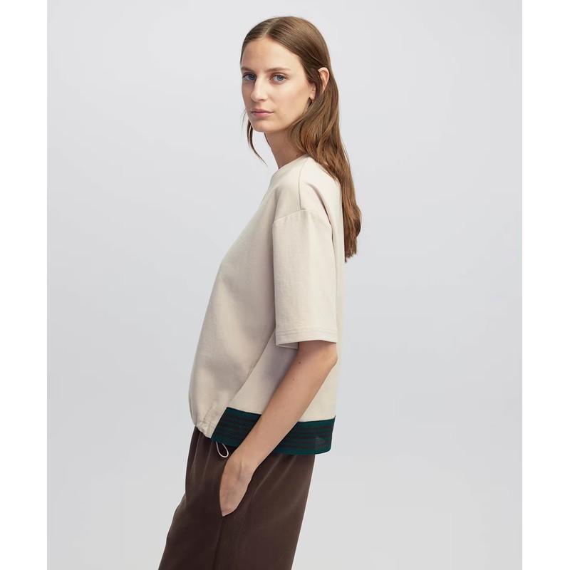 İpekyol Kumaş Mix Slogan Baskılı Kadın Tişört (IW6250070032) İpekyol Kumaş Mix Slogan Baskılı Kadın Tişört (IW6250070032)