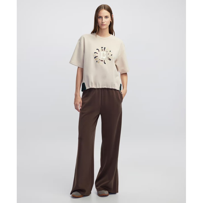 İpekyol Kumaş Mix Slogan Baskılı Kadın Tişört (IW6250070032) İpekyol Kumaş Mix Slogan Baskılı Kadın Tişört (IW6250070032)