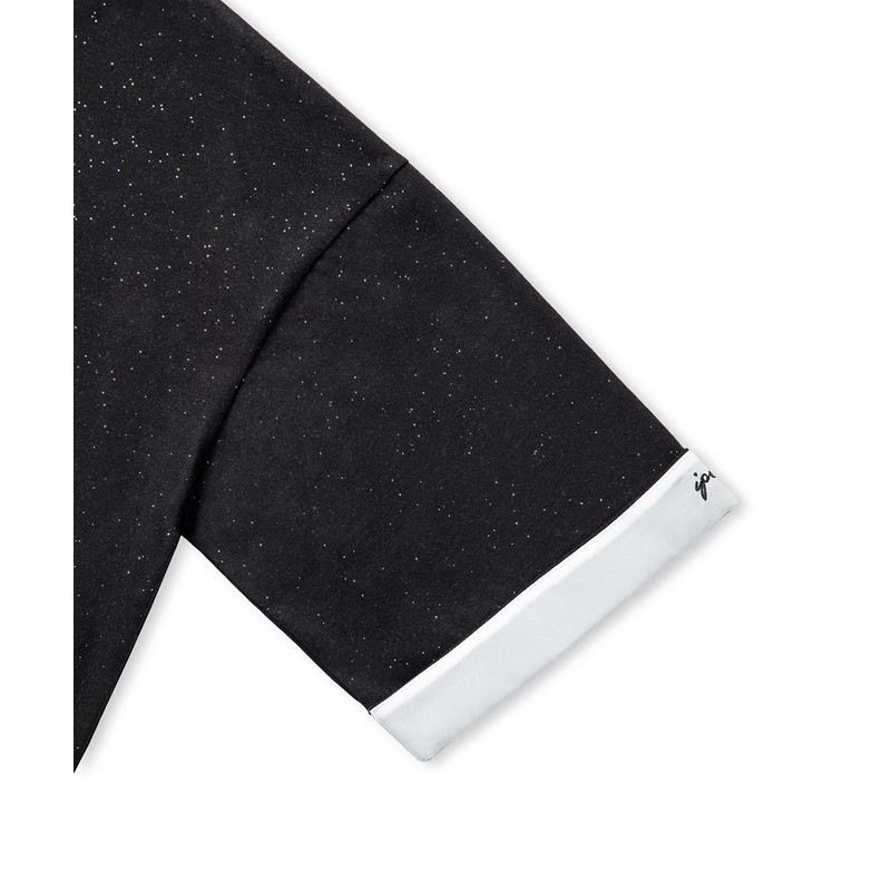 İpekyol Nakışlı Colorblock Kadın Tişört (IW6250070075)