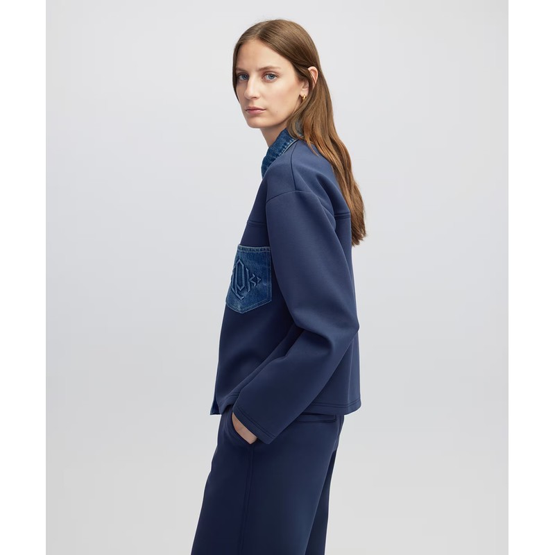 İpekyol Denim Mix Kadın Sweatshirt (IW6250091037) İpekyol Denim Mix Kadın Sweatshirt (IW6250091037)