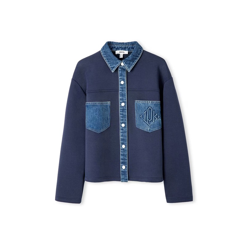 İpekyol Denim Mix Kadın Sweatshirt (IW6250091037) İpekyol Denim Mix Kadın Sweatshirt (IW6250091037)