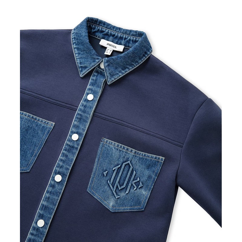 İpekyol Denim Mix Kadın Sweatshirt (IW6250091037) İpekyol Denim Mix Kadın Sweatshirt (IW6250091037)