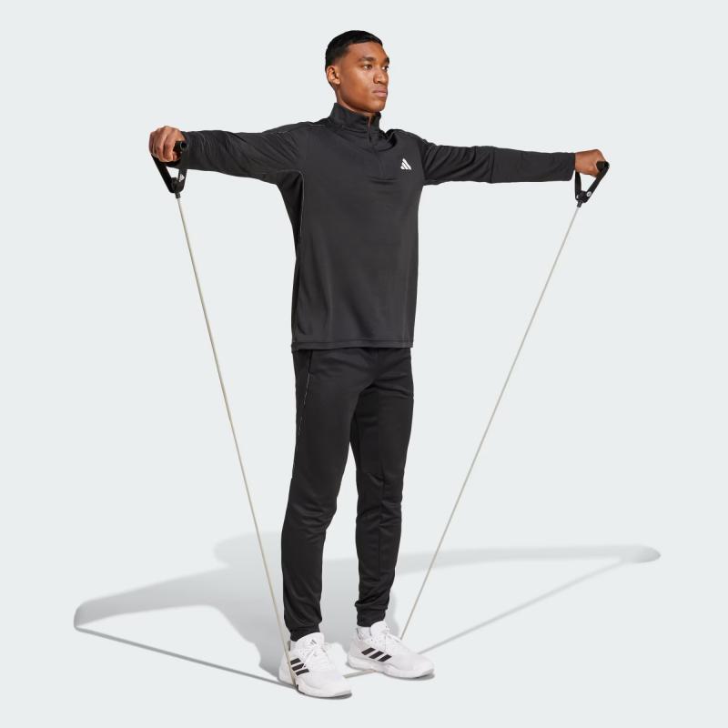 Adidas Train Essentials Camo 1/4-Zip Tee Erkek Uzun Kollu T-shirt JE5695 (JE5695) Adidas Train Essentials Camo 1/4-Zip Tee Erkek Uzun Kollu T-shirt JE5695 (JE5695)