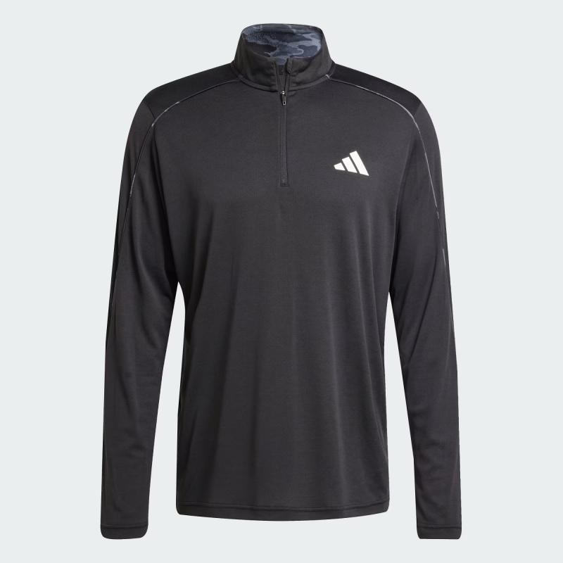 Adidas Train Essentials Camo 1/4-Zip Tee Erkek Uzun Kollu T-shirt JE5695 (JE5695) Adidas Train Essentials Camo 1/4-Zip Tee Erkek Uzun Kollu T-shirt JE5695 (JE5695)